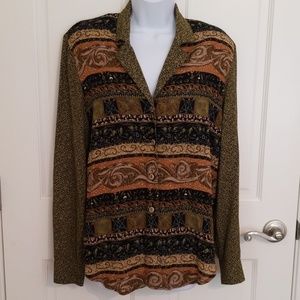 Essay by Sharon Anthony Linen Blouse